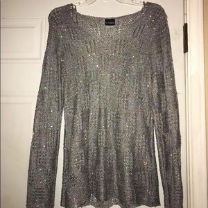 Chunky, glitter sweater!